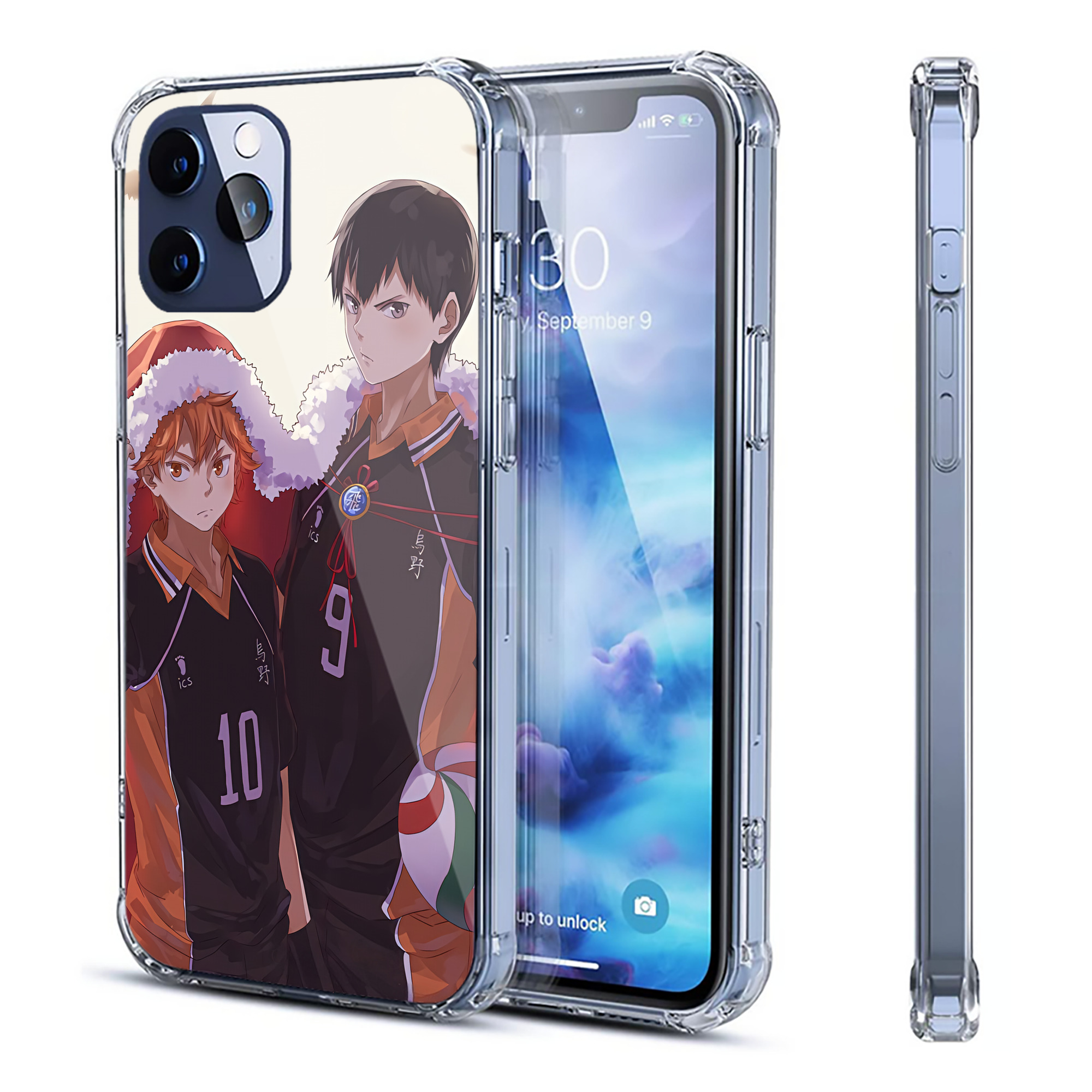 （画像用） ハイキュー!! Haikyu!! 【iPhone 12シリーズ対応】透明スマホケース（クリアソフトケース）